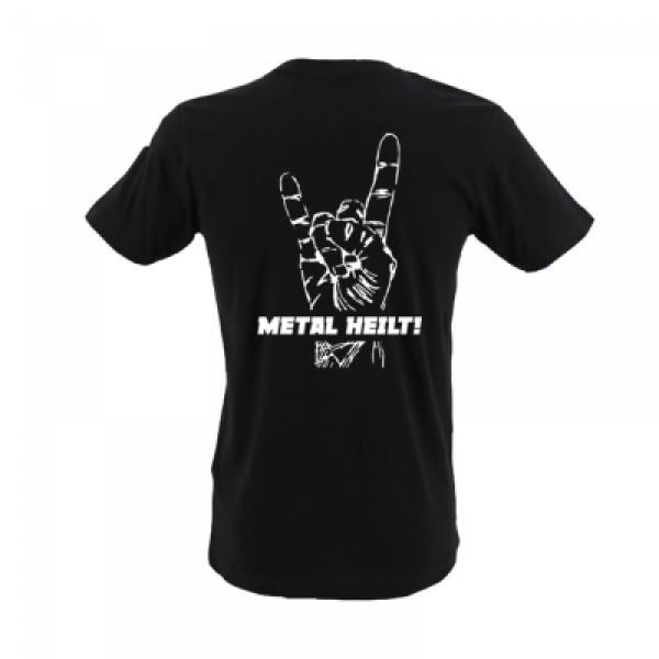 METAL HEILT - T-Shirt 'Metal Heilt Pommes 2', schwarz